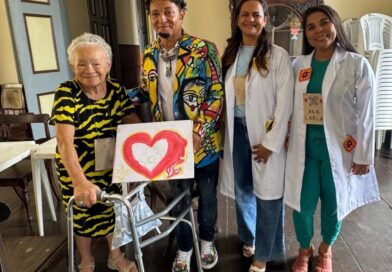 Arte, memória e afeto: intervenção psicopedagógica homenageia Salvador no Lar Franciscano