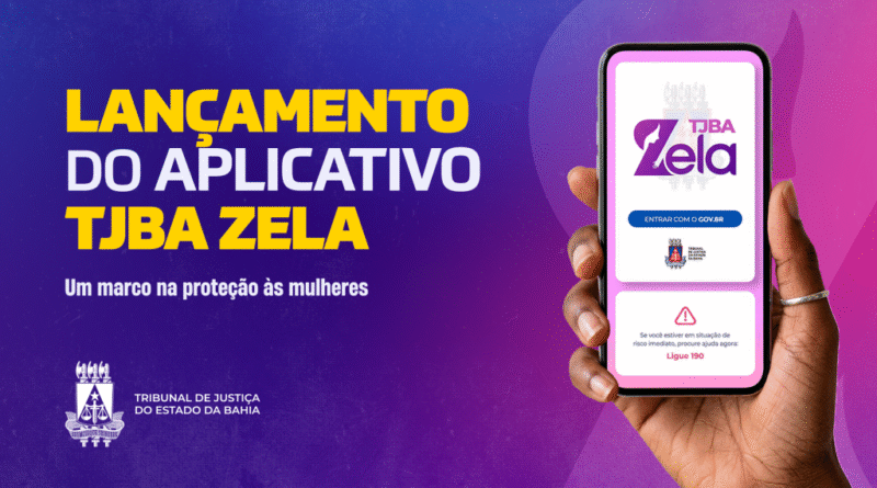 TJBA lança aplicativo que permite pedir medida protetiva pelo celular e reforça combate à violência contra a mulher