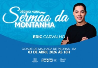 Eric Carvalho se apresenta na 19ª edição do ‘Sermão da Montanha’ em Malhada de Pedras