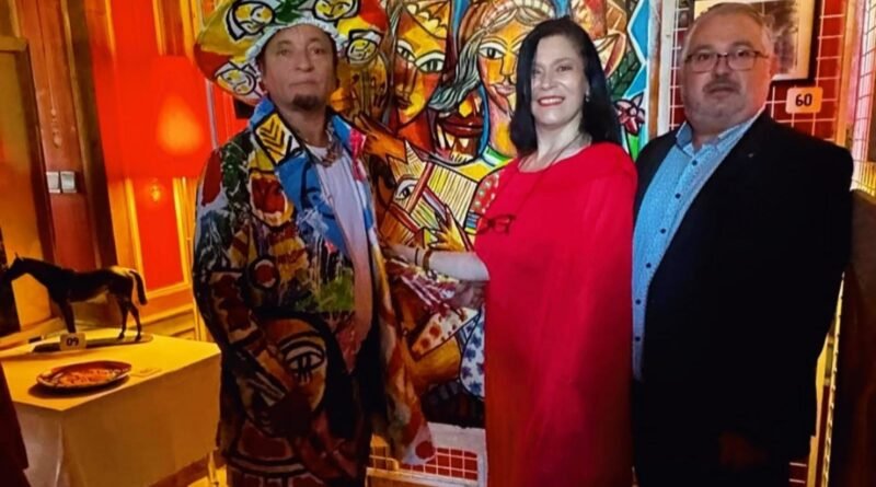 Menelaw Sete participa de leilão beneficente em castelo na França