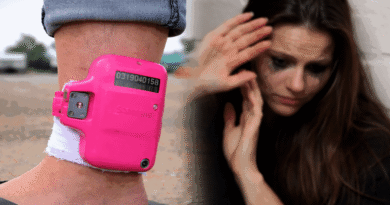 Tornozeleira cor-de-rosa para agressores reacende debate sobre proteção às mulheres no Brasil