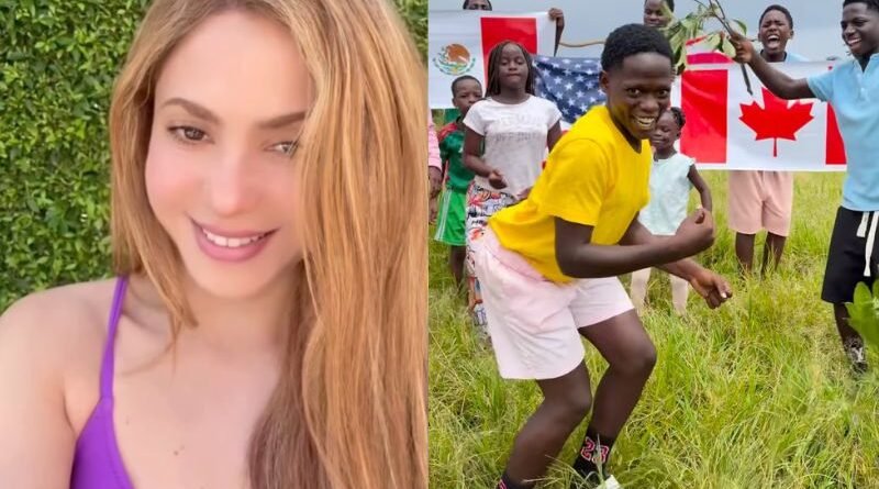Shakira convida crianças de Uganda para dançar com ela na final da Copa do Mundo; vídeo