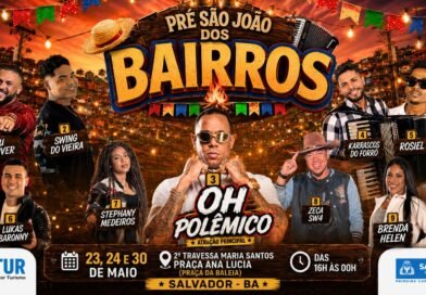 Saramandaia recebe o “Festa dos Bairros” com Oh Polêmico e mais 8 atrações na Praça da Baleia