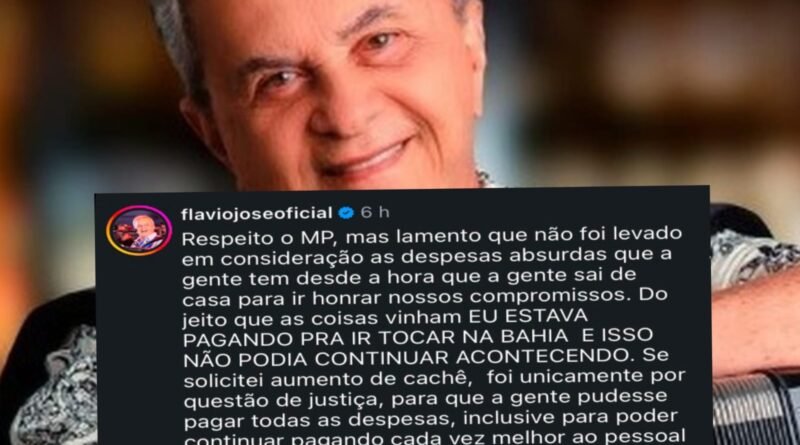 Polêmica sobre cachês no São João baiano coloca Flávio José no centro do debate entre tradição cultural e controle dos gastos públicos