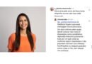 Candidata a deputada federal Clara Sena, reage após ser alvo de comentário ofensivo nas redes sociais