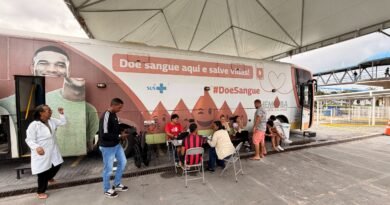 Salvador Norte Shopping recebe Hemóvel para campanha de doação de sangue e cadastro de medula óssea