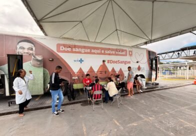 Salvador Norte Shopping recebe Hemóvel para campanha de doação de sangue e cadastro de medula óssea